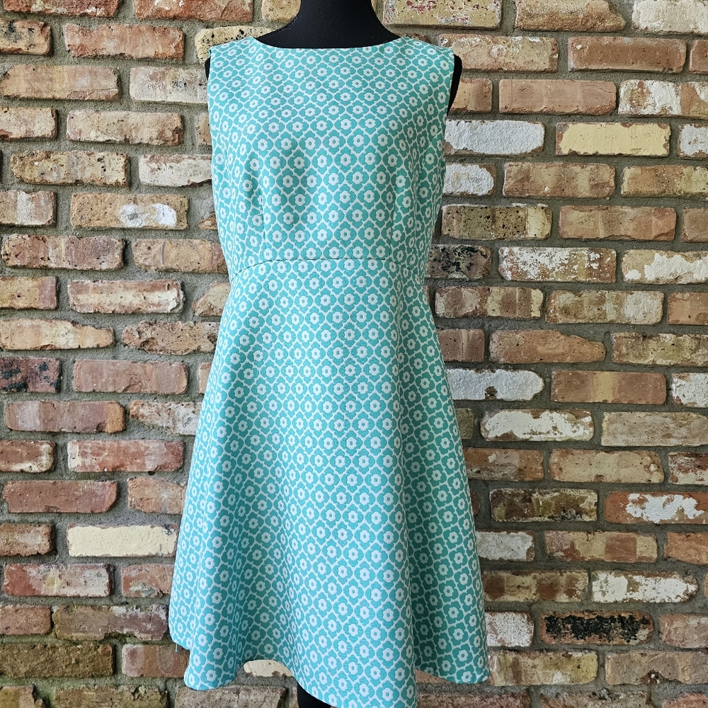 Tahari Sleeveless Fit and Flare Dress